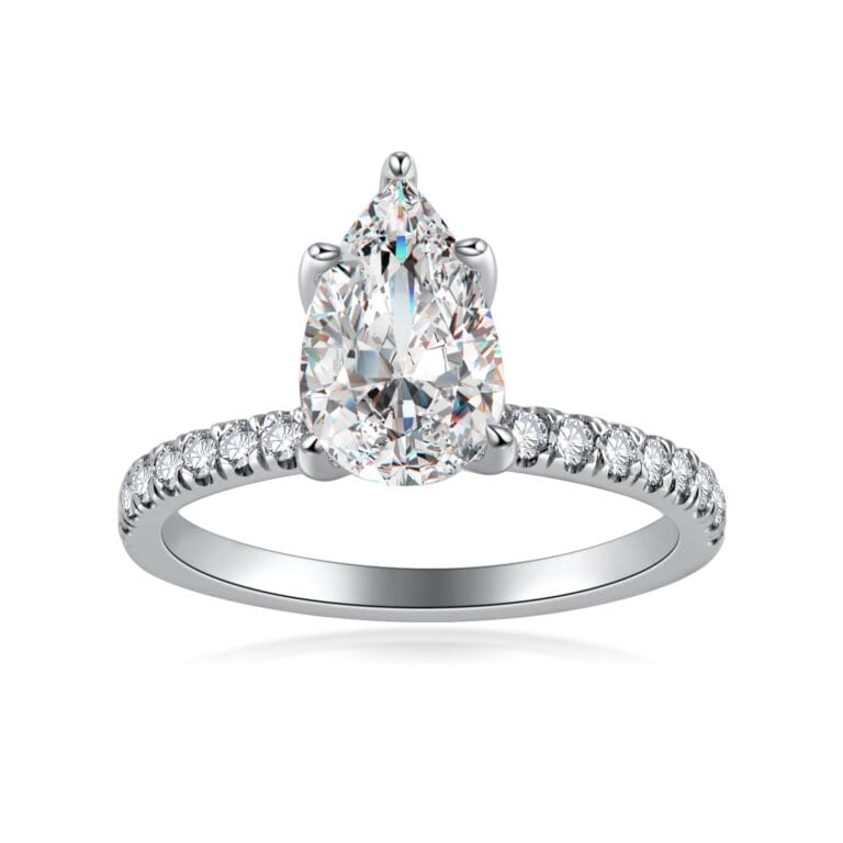 pear diamond engagement ring