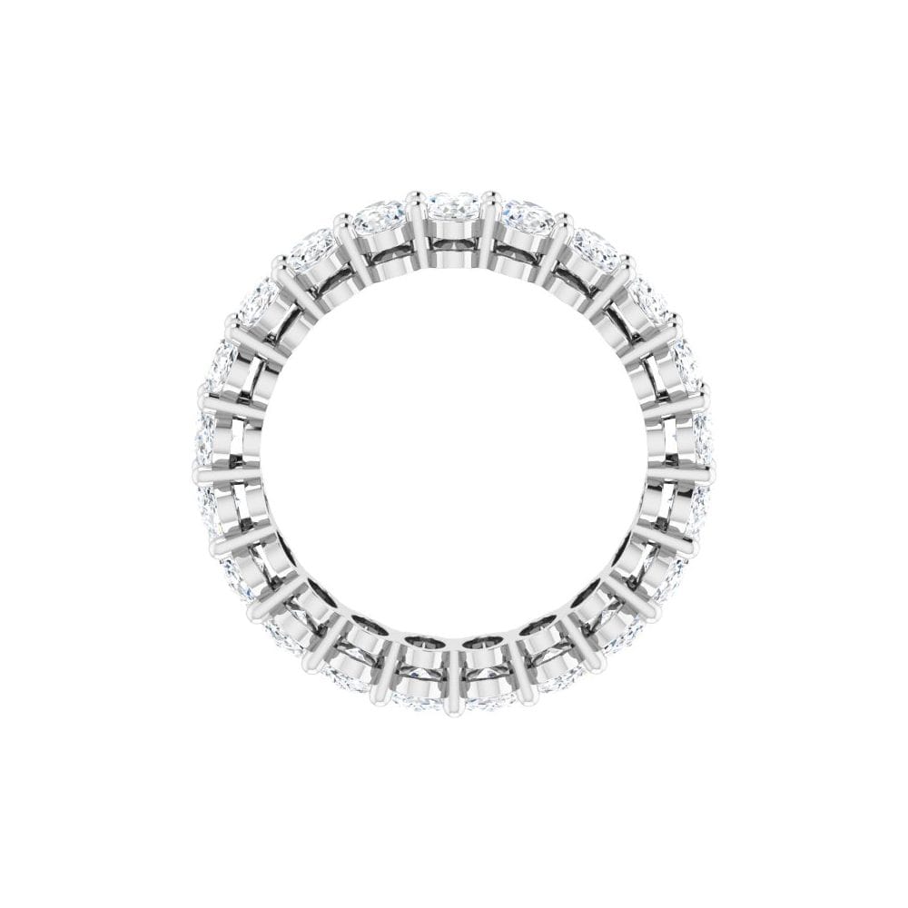 Oval Cut Diamond Eternity Band