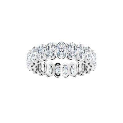 Oval Cut Diamond Eternity Band