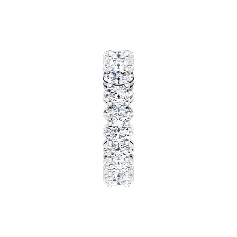 Oval Cut Diamond Eternity Band
