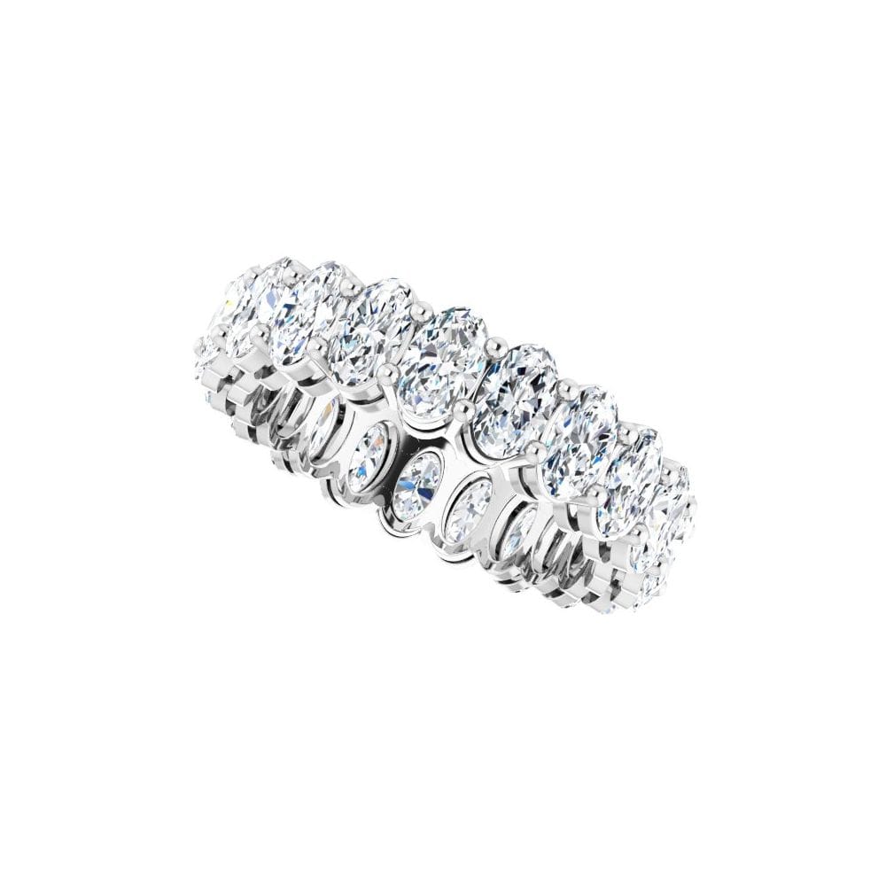 Oval Cut Diamond Eternity Band