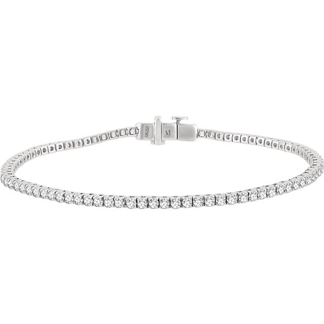 Natural Diamond Tennis Bracelet 1.90 CTW