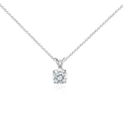 1CTW LAB-GROWN Round Brilliant Cut Diamond IGI Certified Pendant