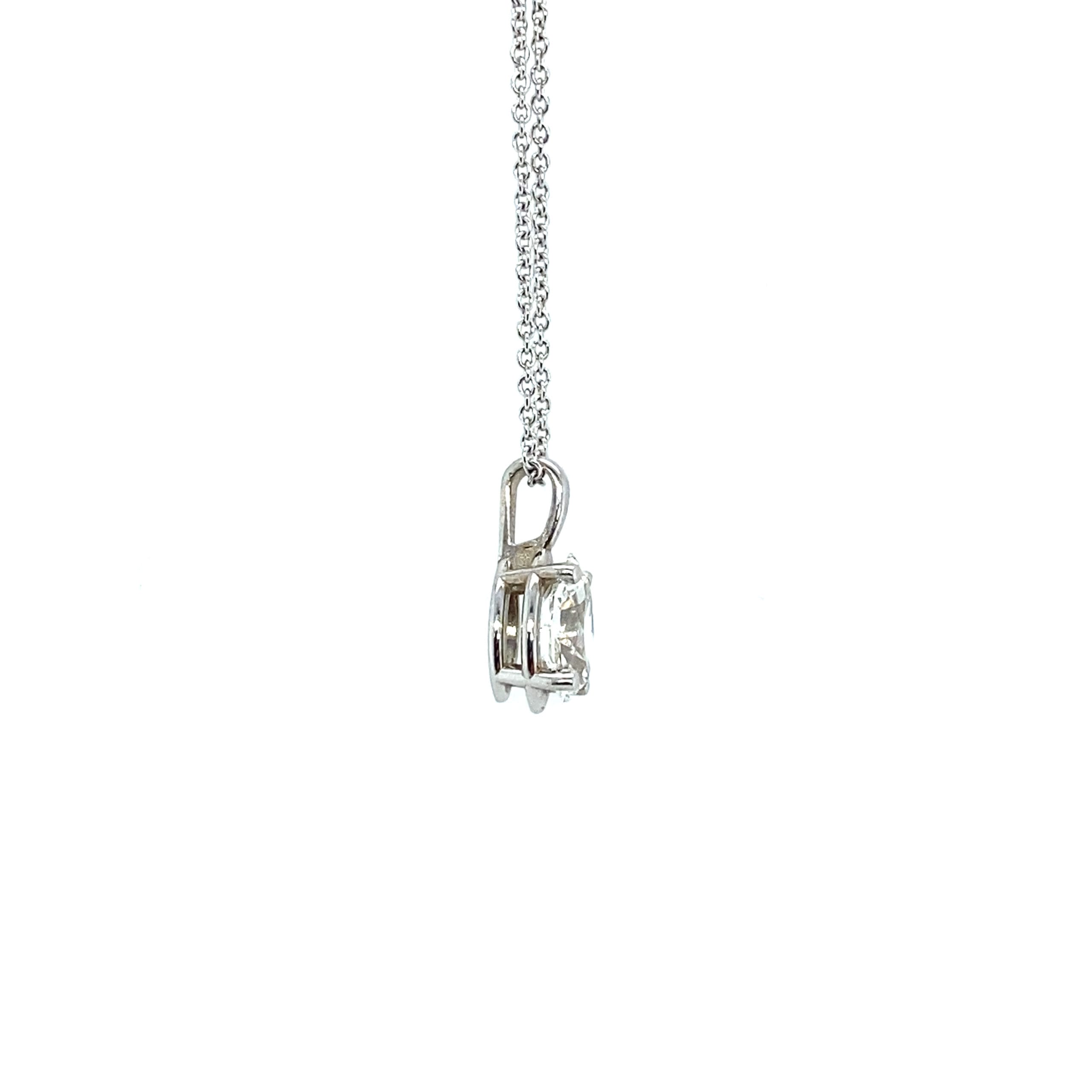 Marquise Diamond Drop Pendant