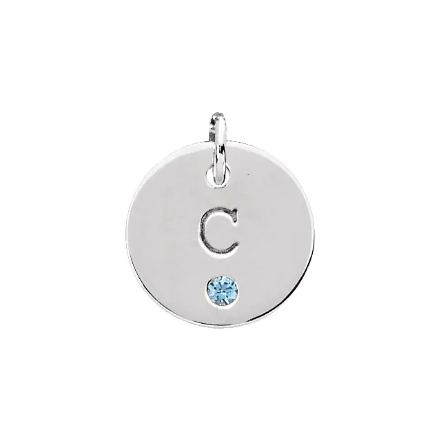 Round Disc Mini Pendant Engravable