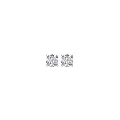 Round Lab Grown Diamond Stud Earrings 0.40ctw