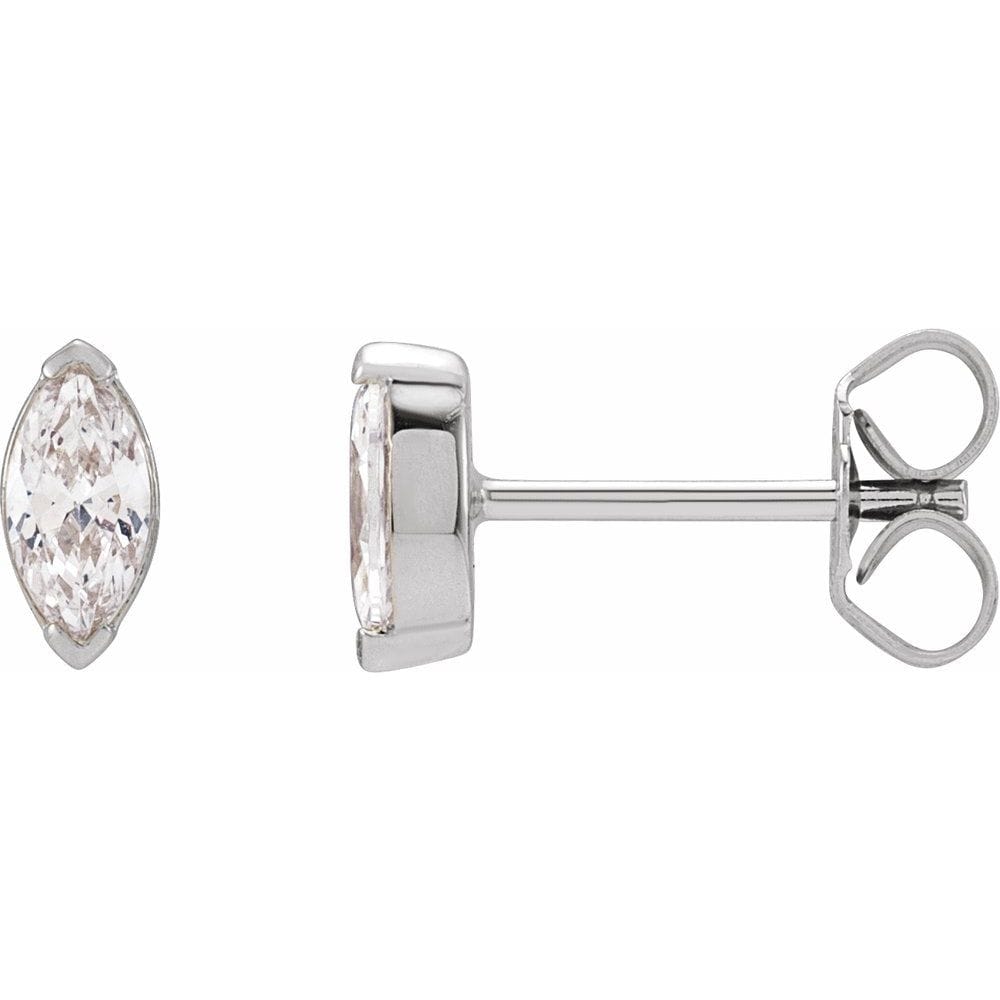 Marquise Lab Grown Diamond Stud Earrings