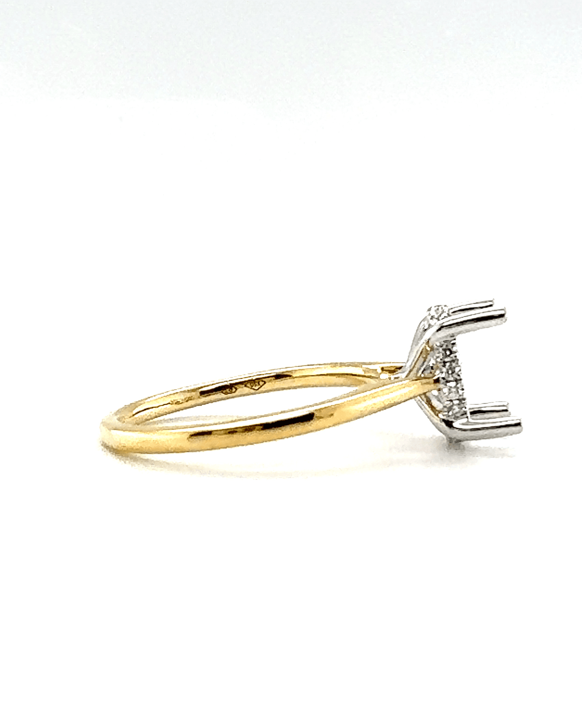 oval diamond engagement ring mounting