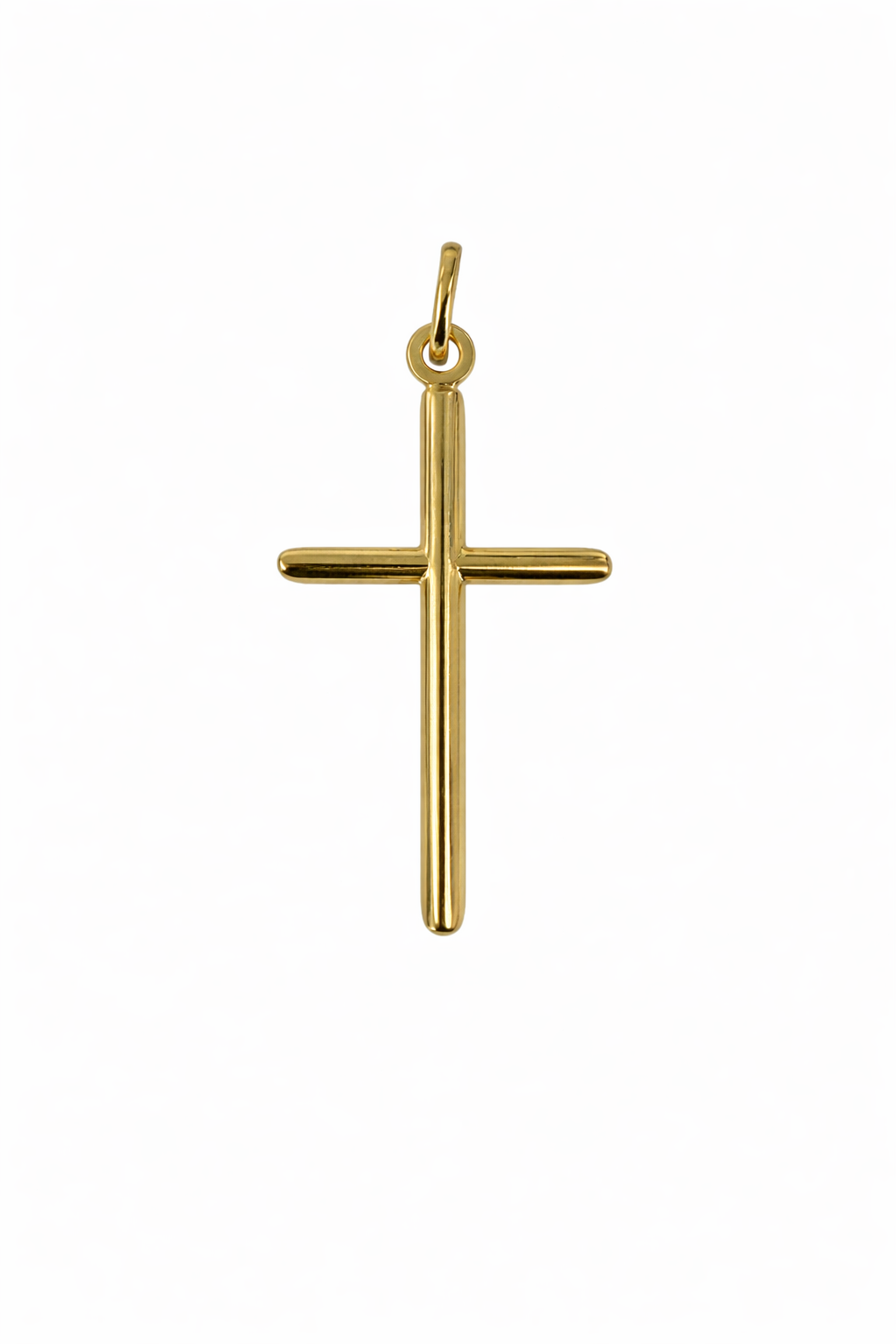 14K Yellow Gold Classic Cross Pendant